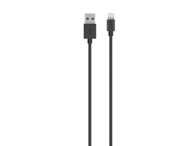Belkin Lightning To Usb Chargesync Cable Lightning Usb For Ipad Ipod Ipod Notebook 6 56 Ft 1 Pack 1 X Lightning Male Proprietary Connector
