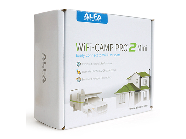Alfa WiFi Camp Pro 2 Mini: R36A Wi-Fi USB Router + AWUS036NH Long Range Alfa Wifi Camp 2 Wifi Repeater Kit