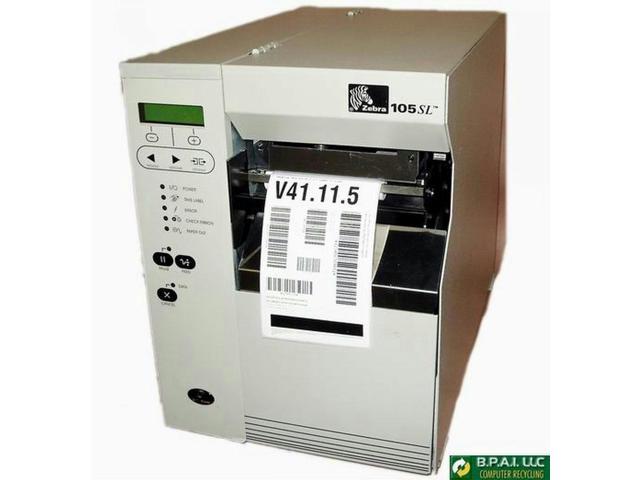 Refurbished Zebra 105sl 10500 2001 0070 Thermal Transfer And Direct Thermal Barcode Label Tag 5134
