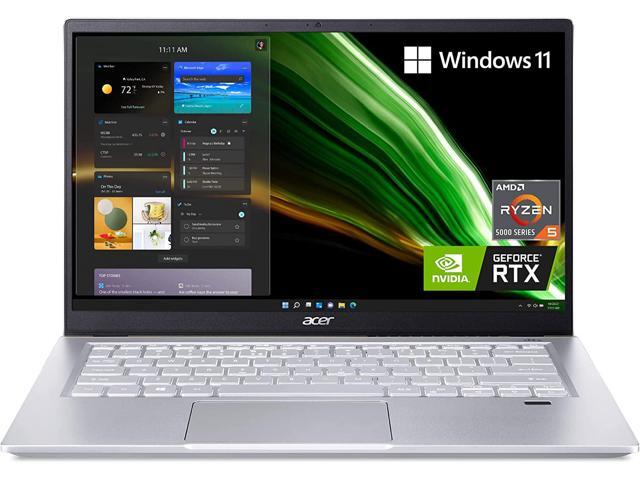 Acer Swift X Creator Laptop | 14" Full HD 100% sRGB | AMD Ryzen 5 5600U | NVIDIA RTX 3050 Laptop GPU | 8GB LPDDR4X | 512GB NVMe SSD | Wi-Fi 6 | Backlit Keyboard | Windows 11 Home SFX14-41G-R7YT
