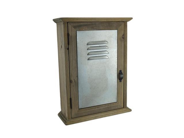 13 In Wall Mounted Wood And Metal Locker Style Key Cabinet Wall Mounted Wood And Metal Locker Style Key Cabinet