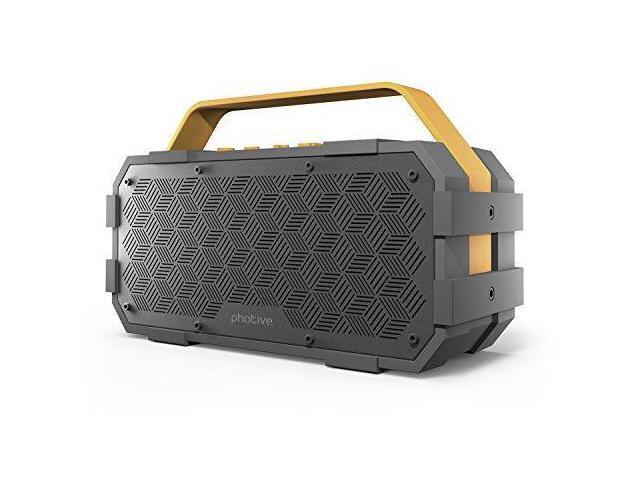 Photive M90 Portable Waterproof Bluetooth Speaker With Built In Photive M90 Portable Waterproof Bluetooth Speaker With Built In Subwoofer 20 Watts Of Power