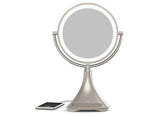 Ihome All In One 7x Magnify 9 2 Sided Led Makeup Mirror Bright Light Up Natural Double Vanity Hands Free
