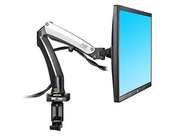 North Bayou Monitor Desk Mount Stand Full Motion Swivel Arm For 17 27 Computer With Gas Spring Newegg Com