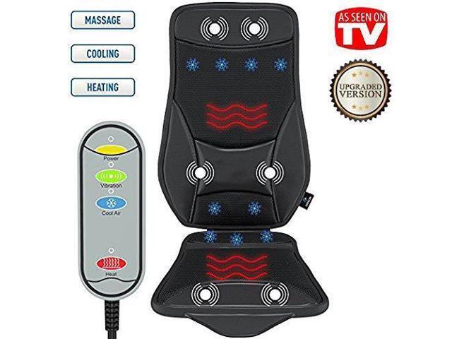 Gideon Luxury Car Seat Cushion Cooling And Heating Ventilated Gideon Luxury Car Seat Cushion Cooling And Heating Ventilated For Home Or Office With Vibrating Massager Back