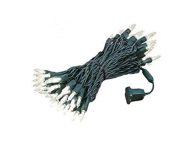 Novelty Lights 70 Light T5 Led Mini Set Outdoor Lighting Party Patio String Warm White Green Wire 35 Feet Newegg Com