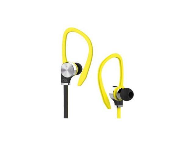 Fuji Labs Yellow AUFJ-SQWTS306YE Sonique SQ306 Premium Titanium In-Ear Headphones