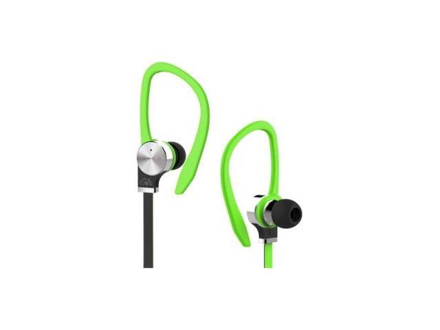 Fuji Labs Green AUFJ-SQWTS306GR Sonique SQ306 Premium Titanium In-Ear Headphones