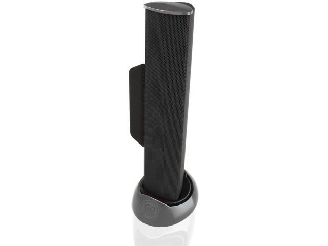 GOgroove SonaVERSE USB 3796908 Laptop Speaker Soundbar 2.0 with Clip-On Portable Design (Black) - Works with Acer, Apple, ASUS, Dell, HP, Samsung and More Computers