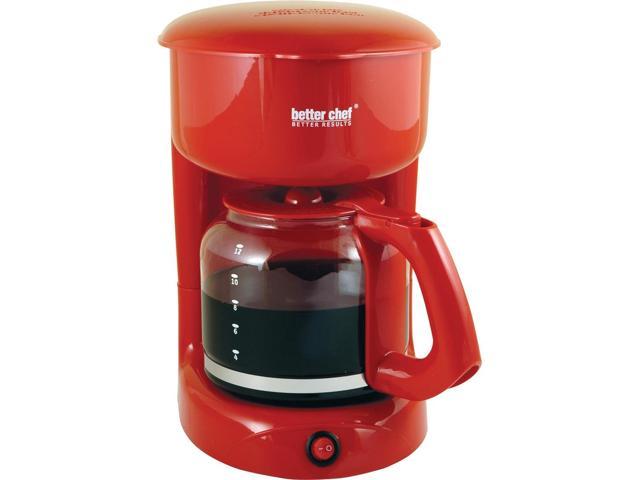 Better Chef 12-Cup Coffee Maker, Red IM-114R