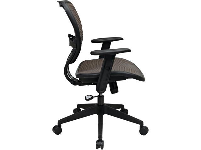 Office Star Space Latte Air Grid Seat Back Deluxe Task Chair Office Star Space Latte Air Grid Seat Back Deluxe Task Chair