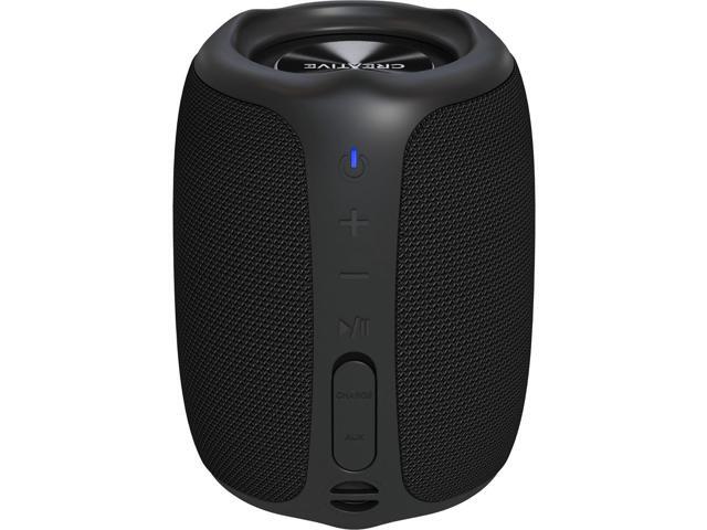 Creative Muvo Play Portable Bluetooth 5.0 Speaker, IPX7 Waterproof for Outdoors, Up to 10 Hours of Battery Life, with Siri and Google Assistant 51MF8365AA000 (Black)