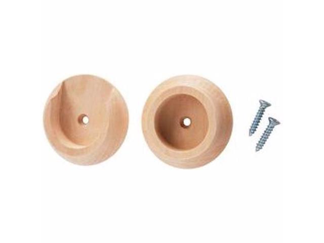 Cindoco 21800988 Closet Pole Sockets Wood 1 3 8 Newegg Com