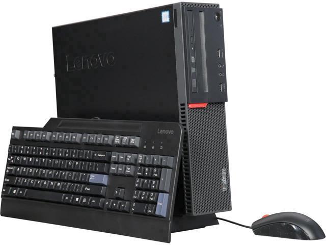 Lenovo ThinkCentre M700 SFF Computer Desktop PC, Intel Core I5 6500 Processor, 16GB Ram, 128GB M.2 SSD, 1TB Hard Drive, Wireless Keyboard Mouse, WiFi