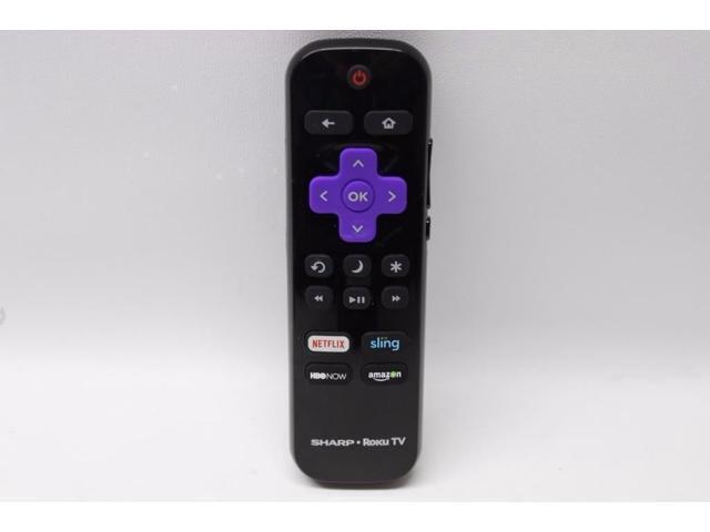 Original Sharp Roku Tv Remote Control Lc Rcrus 17 For 43lb481u 55lb481u Newegg Com