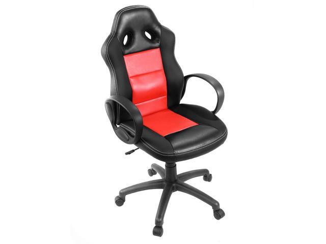 New High Back Race Car Style Bucket Seat Office Desk Chair Gaming New High Back Race Car Style Bucket Seat Office Desk Chair Gaming Red