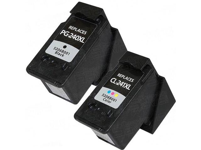 2PK For Canon PG-240XL CL-241XL Ink Cartridges PIXMA MG2220 MG3222 MX372 MX452