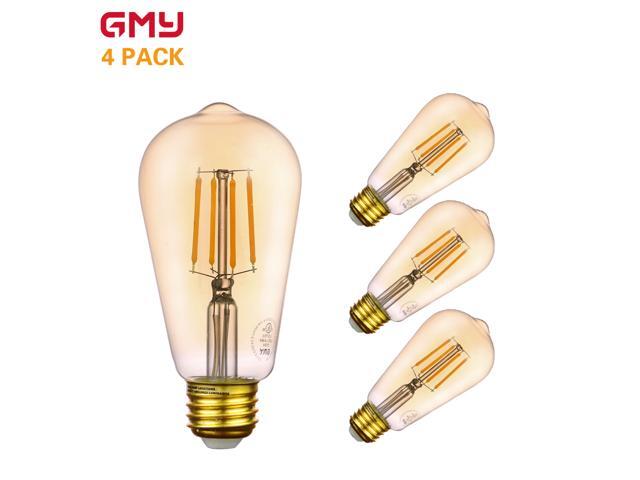 Vintage Led Edison Bulb 4 5w Dimmable St19 Amber Light Vintage Led Edison Bulb 4 5w Dimmable St19 Amber Light 40w Incandescent