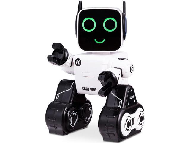 Costway K3 RC Robot Programmable Touch & Sound Control Piggy Bank Sing Dance Kids Gift White