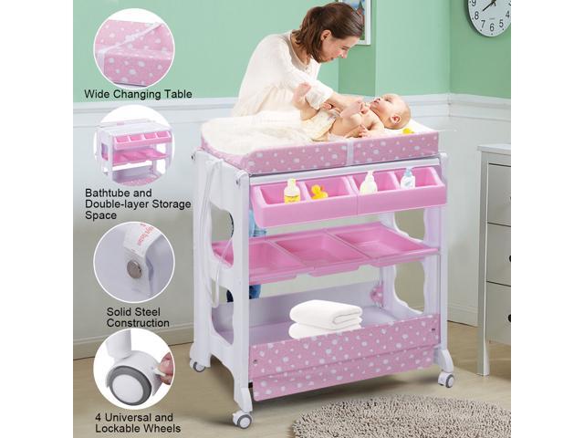 Nursery Furniture Changing Tables Wood Folding Changing Table For