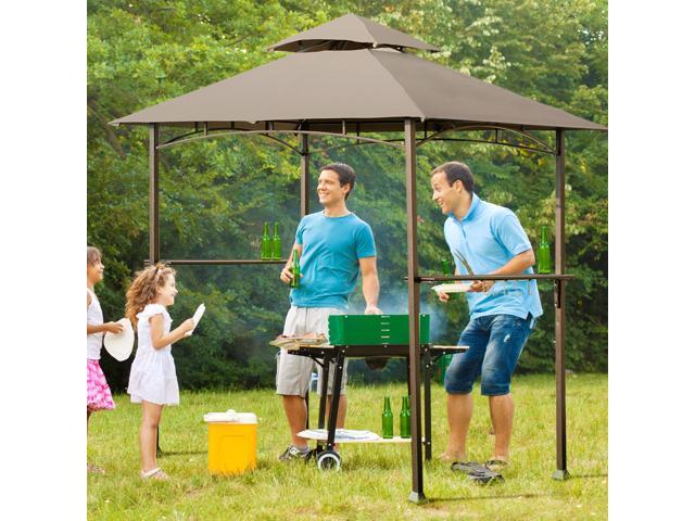 8 X5 Outdoor Barbecue Grill Gazebo Canopy Tent Patio Bbq Shelter 8 X5 Outdoor Barbecue Grill Gazebo Canopy Tent Patio Bbq Shelter W Air