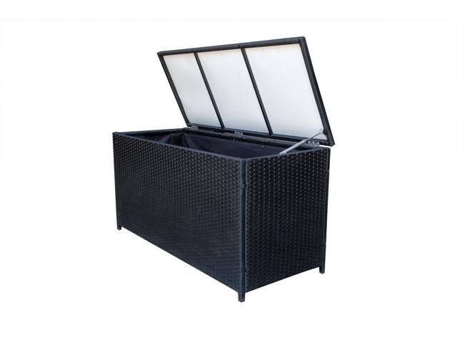 Pool Deck Box Patio Outdoor Resin Wicker Storage Chest Trunk Pool Deck Box Patio Outdoor Resin Wicker Storage Chest Trunk Furniture Toy Container