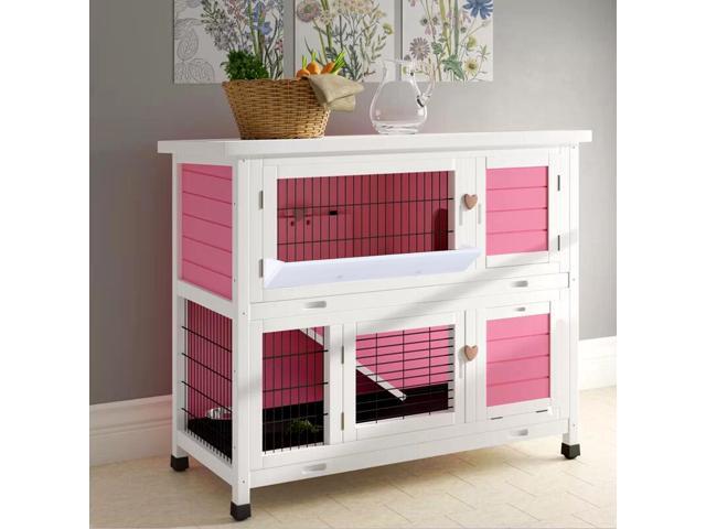 Lovupet 40 Wooden Rabbit Hutch Small Animal House Pet 