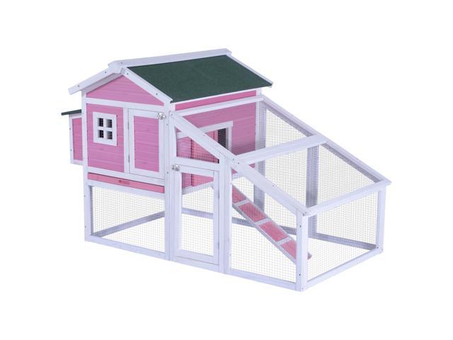 Lovupet 72 Wooden Chicken Coop Nest Box Pet Cage Rabbit Hutch