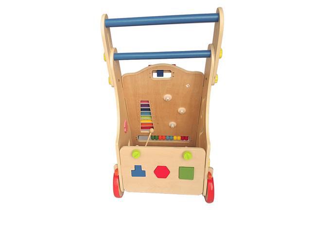 Adjule Wooden Baby Walker Toddler Toys With Multiple Activity Adjule Wooden Baby Walker Toddler Toys With Multiple Activity Center