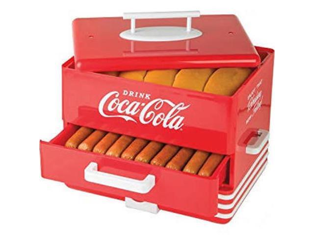 Nostalgia Hds248coke Coca Cola Hot Dog Steamer Newegg Com