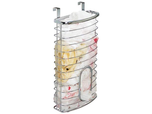 Interdesign 56570 Over The Cabinet Door Bag Holder Chrome Interdesign 56570 Over The Cabinet Door Bag Holder Chrome