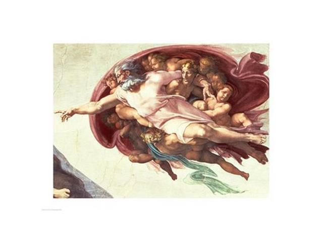 Posterazzi BALBAL148893 Sistine Chapel Ceiling The Creation of Adam