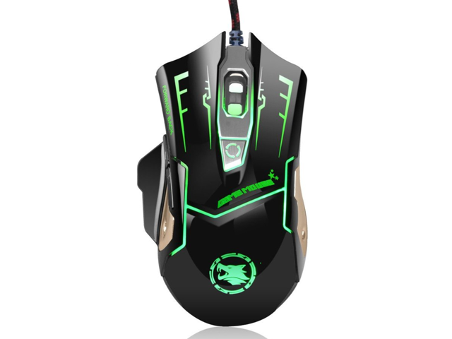 M738 High-End Wired Gaming Mouse,Ergonomic 3500 DPI Metal ...