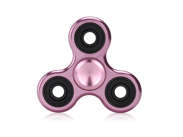 Premium Gold Tri Spinner Fidget Toy High Speed Metal Ceramic Bearing Spins up