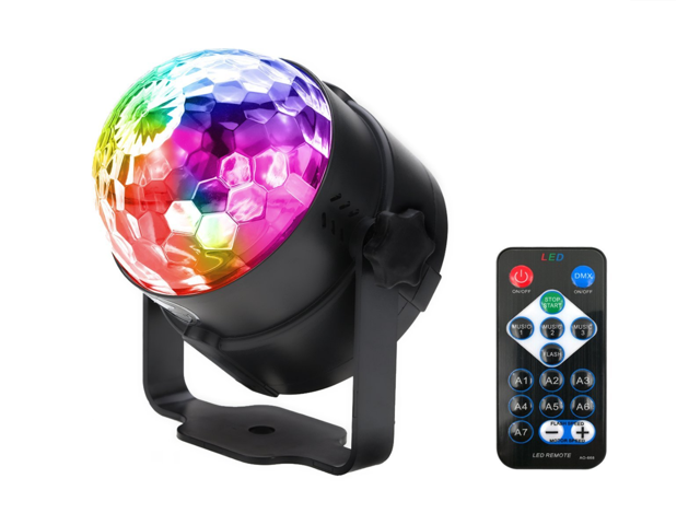 Party Lights Sound Activated With Remote Control Dj Lighting Rbg