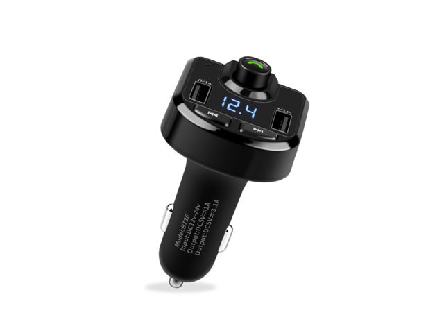 Car 12v 24v Fm Radio Mp3 Transmitter Bluetooth4 1 Fm Transmitter