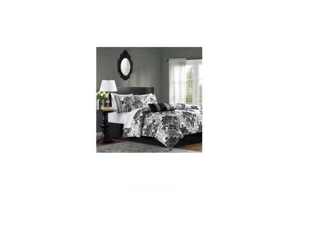 Madison Park Mp10 513 Bella 270gsm 7 Piece Comforter Set Queen