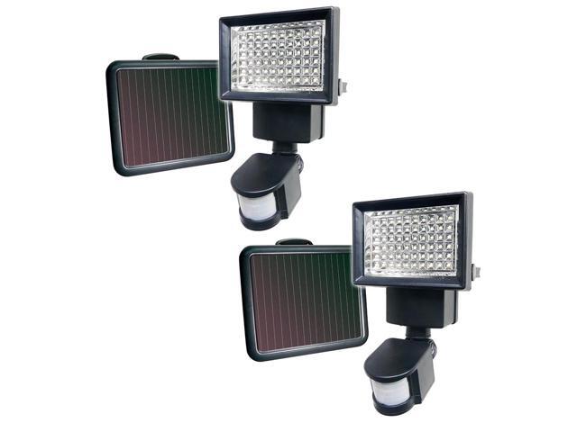 Iglow 2 Pack Black 60 Bright White Smd Leds Outdoor Garden Solar Iglow 2 Pack Black 60 Bright White Smd Leds Outdoor Garden Solar Powered Motion Sensor Security