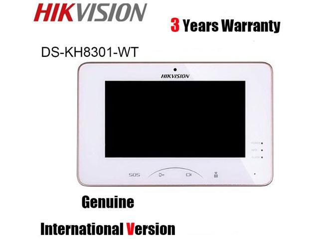 Hikvision Original Ds Kh8301 Wt 0 3mp Video Intercom Indoor Station 7 Inch Touch Screen Tf Card Alarm En Version Firmware Upgradable