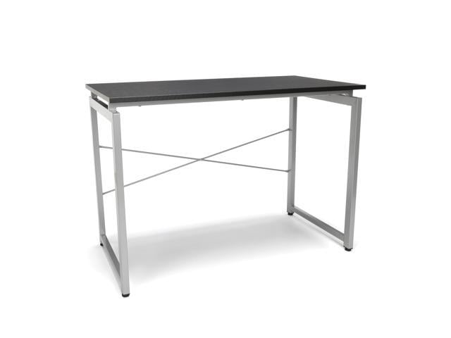 Ofm Essentials Collection Floating Top Office Desk In Espresso