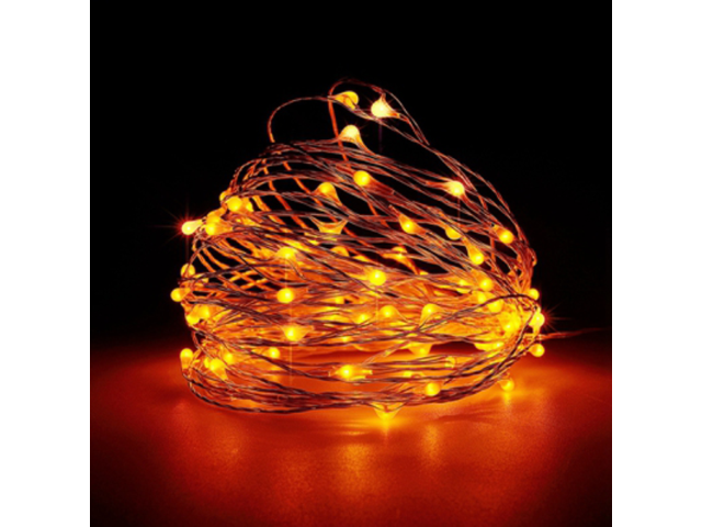 Led String Lights 10m 100led Outdoor Warm White Rgb Copper Wire Room Decor