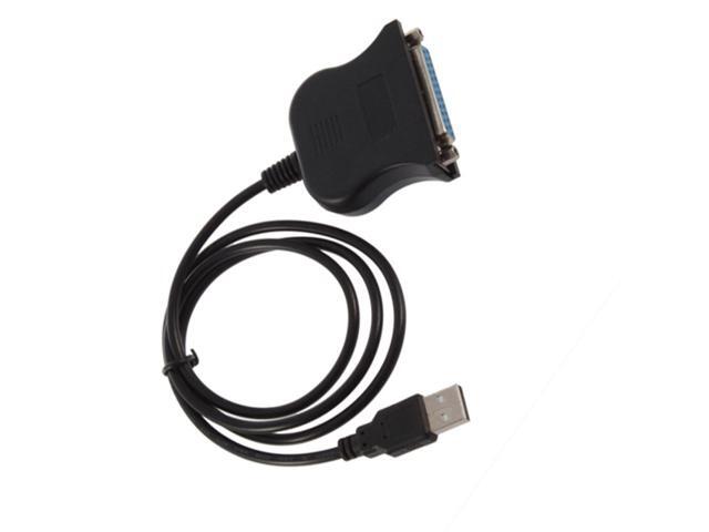 USB 2.0 Male to 25 Pin DB25 Female Parallel Port Printer Converter Adapter Cable