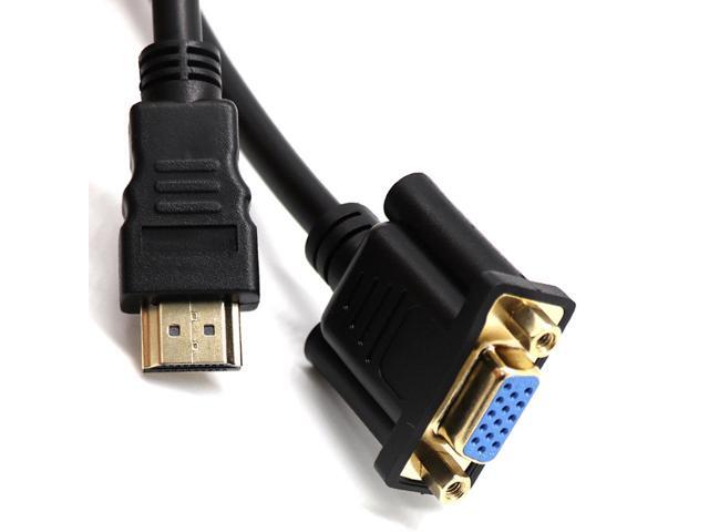1080P HDMI Male Naar VGA D-SUB 15 pins Vrouwelijke Video AV Adapter ...