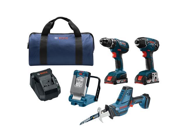 Bosch 4 Tool 18 Volt Lithium Ion Li Ion Brushed Motor Cordless