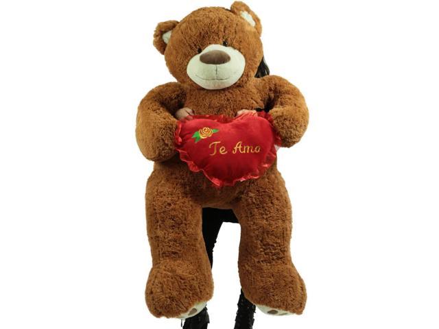 brown teddy bear 5 feet