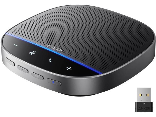 Anker PowerConf S500 Speakerphone with Zoom Rooms Certification, USB-C Conference Speaker, Bluetooth Speakerphone for Conference Room, Conference Microphone with Premium Voice Pickup