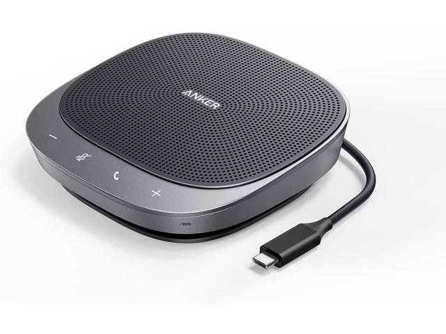 Anker PowerConf S360 USB Speakerphone, Smart Voice Enhancement, 360° Voice Coverage, Superior Sound, Speakerphone for Computer, Conference Microphone