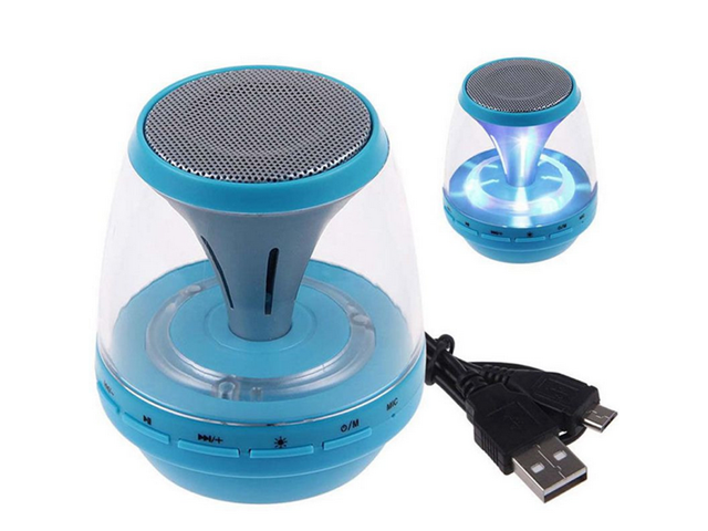 Luom Bluetooth Speakers With Lights Mindkoo Mini Portable Dancing