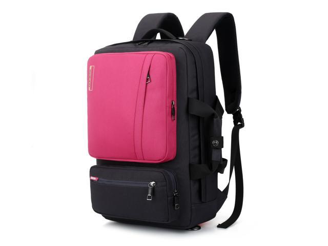 pink computer backpack