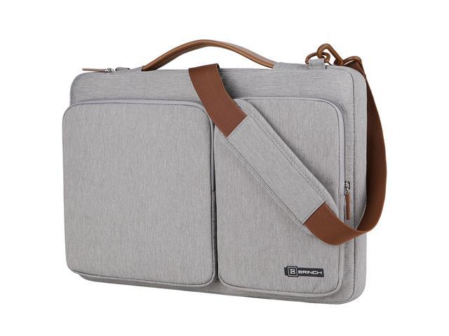 Brinch 15 6 Inch Laptop Bag W Luggage Strap Mens Womens Water Resistant Shoulder Messenger 360 Protective Sleeve Case Purse For